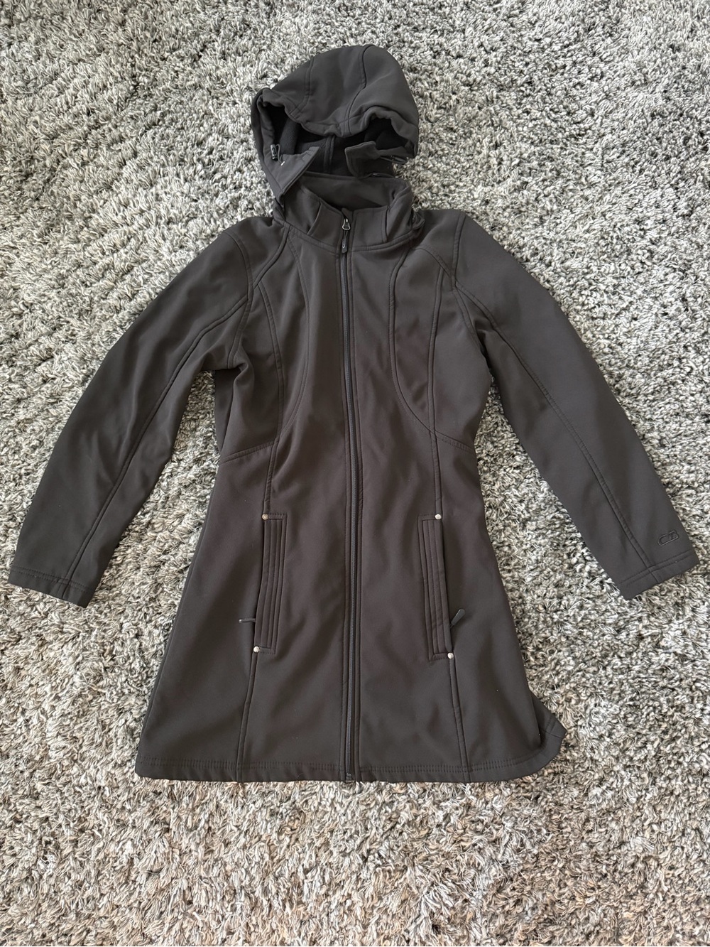 CB Sports black softshell jacket in juniors size Medium